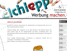 Tablet Screenshot of elchlepp.de